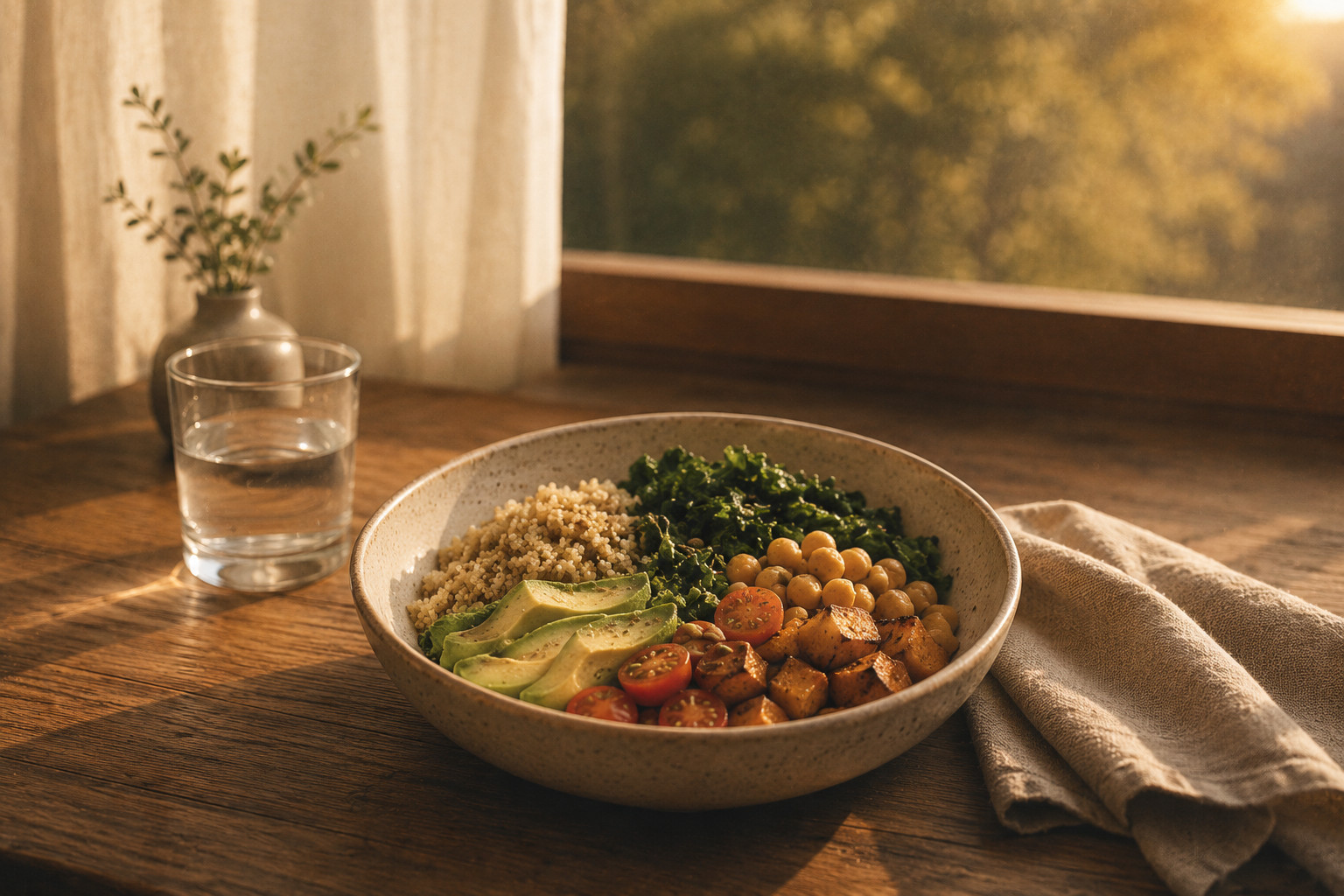 mindful-eating-wholesome-bowl-morning-light-anandbodh
